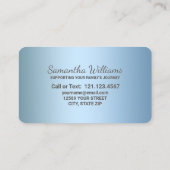 Carte De Visite Mariage Et Thérapeute Familiale (Dos)