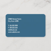 Carte De Visite Mariage Et Thérapeute Familiale (Dos)