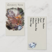 Carte De Visite Mariage indien américain Night Vignette (Devant / Derrière)