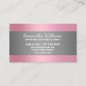 Carte De Visite Mariage MFT Et Thérapeute De Famille (Dos)