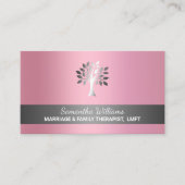 Carte De Visite Mariage MFT Et Thérapeute De Famille (Devant)