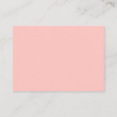 Carte De Visite Mariage moderne Blush Wedding RSVP QR CODE (Dos)