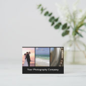 Carte De Visite Mariage moderne de photographe (Debout devant)