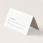 CARTE DE VISITE MARIAGE MODERNE DE TYPOGRAPHIE KRAFT NOIR ET BLANC (Devant)