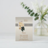 Carte de visite mariage Rose (Debout devant)