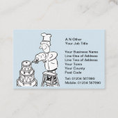 Carte De Visite Mariage Services Mariages de pâtissiers (Devant)