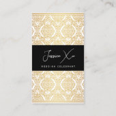 Carte de visite, Mariage Style or Celebré (Dos)