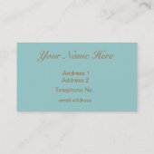 Carte De Visite Marie Antoinette (Dos)