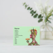 Carte de visite Marie Antoinette Cake & Peacock (Debout devant)