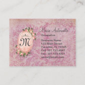 Carte De Visite Marie Antoinette (plus d'options) - (Dos)