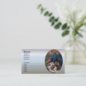 Carte De Visite Marie-Madeleine et Jésus (Debout devant)