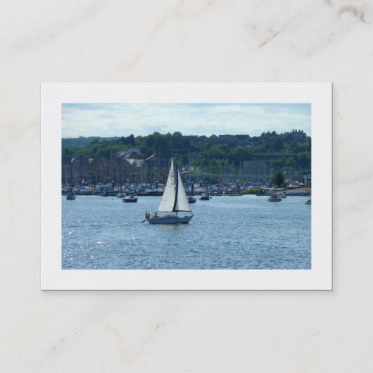 Carte De Visite Marina de Cardiff (bordée) (Devant)
