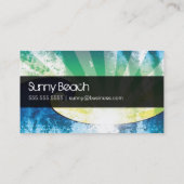 Carte De Visite Marina de coucher du soleil de SuperCali (Dos)