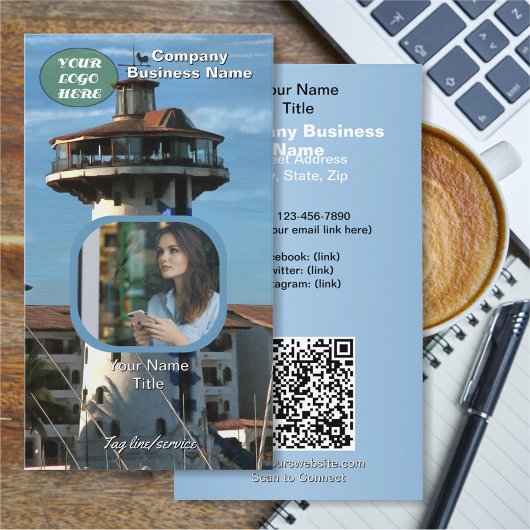 Carte De Visite Marina Vallarta 0948 QR Code