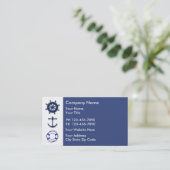 Carte de visite marine (Debout devant)