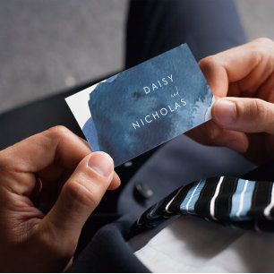 Carte De Visite Marine Aquarelle Graphisme Concevoir tous les type