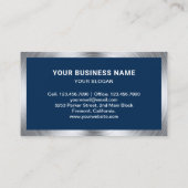 Carte De Visite Marine Blue Chrome Voiture Alloy Roue Rim Mécaniqu (Dos)