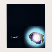 Carte De Visite Marine tropicale (Extérieur déplié)