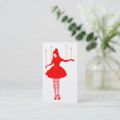 Carte De Visite marionnette amour (Debout devant)