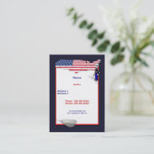 Carte de visite maritime (Debout devant)