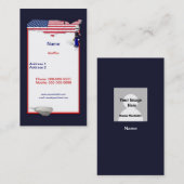 Carte de visite maritime (Devant / Derrière)