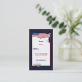 Carte de visite maritime (Debout devant)