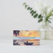 Carte de visite maritime Ocean Boat (Debout devant)