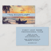 Carte de visite maritime Ocean Boat (Devant / Derrière)