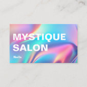 Carte De Visite Marketing holographique esthétique (Devant)