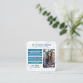 Carte de visite marketing numérique de Creative Ag (Debout devant)