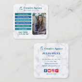 Carte de visite marketing numérique de Creative Ag (Devant / Derrière)