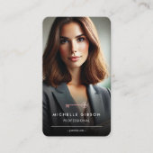 Carte de visite marketing professionnel minimal (Devant)