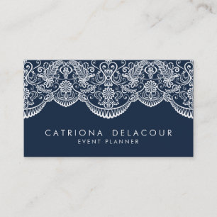 Carte de visite marocain bleu de minuit de motif