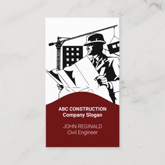 Carte de visite Maroon (Devant)