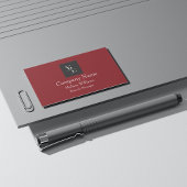 Carte De Visite Maroon professionnel avec logo