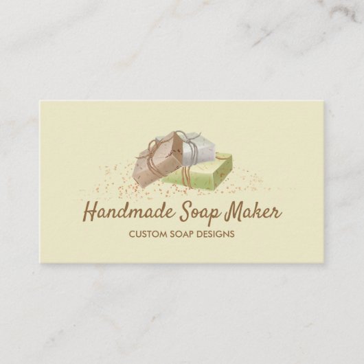 Carte De Visite Marquage des savons (Devant)
