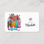 Carte De Visite Marque Africaine Américaine Vibrante (Devant)