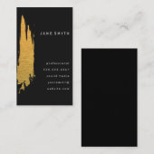 Carte De Visite Marque artistique Gold (Devant / Derrière)