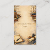 Carte De Visite Marque de bureau d'avocat classique professionnell (Devant)