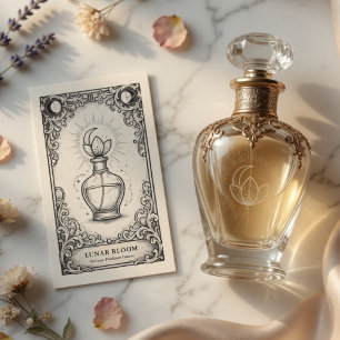 Carte De Visite Marque de parfum Marque de parfum céleste vintag