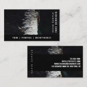 Carte De Visite Marque du service d'enlèvement d'arbre moderne (Devant / Derrière)