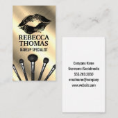 Carte De Visite Marque Kiss | Définir le jeu de brosses (Devant / Derrière)