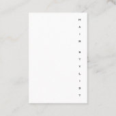 Carte De Visite Marque Luxe Faux Gold Texture (Dos)