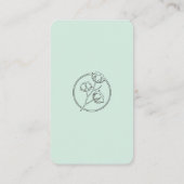 Carte De Visite Marque Moderne et Épurée avec Code QR (Dos)