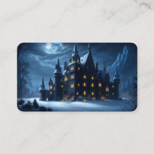 Carte De Visite Marque-page du Château de la Nuit Creuse et Froid