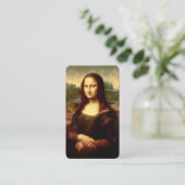 Carte De Visite Marque-page Mona Lisa (Debout devant)