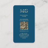 Carte De Visite Marque personnelle professionnelle moderne Regal b (Dos)