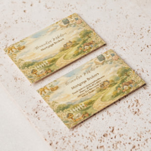 Carte De Visite Marque professionnelle de courtier en hypothèques