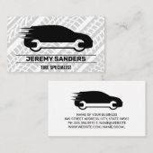 Carte De Visite Marques de pneus | Logo de la clé automatique (Devant / Derrière)