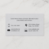 Carte De Visite Marques texturées (fruité) (Dos)